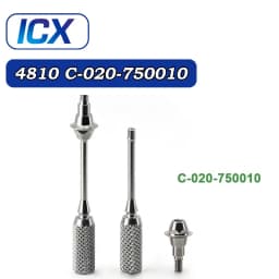 For ICX Implant System Dental Healing Abutment Healing Cap Cover Screw Lab Analog Digital Analog Multi Unit Straight Abutment