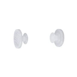 10Pcs Dental Orthodontics Lingual Buttons Metal Clear Ceramic Composite for Brackets Ortodoncia