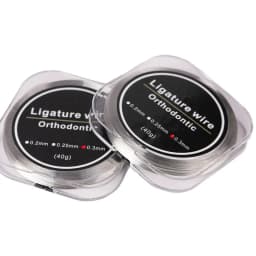 Dentst 1Roll/40g 0.20,0.25,0.30mm Dental Ligature Wires Stainless Steel Orthodontic Line Material Wire