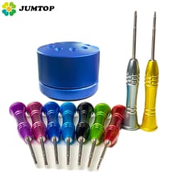 JUMTOP 9Pcs/Kit Dental Implant Screwdriver with Handle Micro Screw Driver for Implants System Drilling Tool