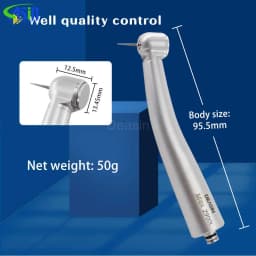 DEASIN Dental stainless steel handpiece Z9000L high speed standard head handpiece air turbine optical fiber tooth equipment