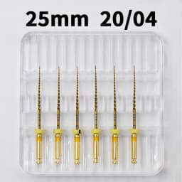 Glin Dental Heat Activated Gold Flexible Endo Files Canal Root Treatment Rotary Golden File Dentist Tools Endodontic Files