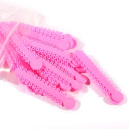 40pcs/bag Dental Orthodontics Elastic Ligature Ties Braces Elastomeric Dental Ligating Modules /ligature ties Dentist Treatment