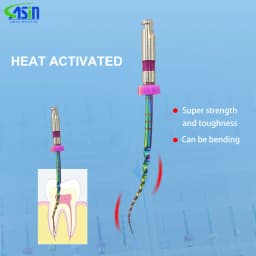 Rainbow Series 6pcs/pack Dental Endo Gold Files X-Pro Large NITI Taper Rotary Endodontic File SX S1 F1 F2 F3 21MM 25MM 31MM