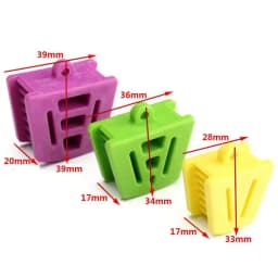 3Pcs Dental Mouth Opener Bite Block Oral Occlusal Pad Mouth Props Cheek Retractor Dentistry Instruments Oral Care Materials