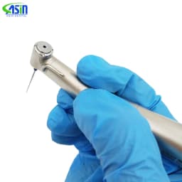 Dental 20:1 LED Low Speed Handpiece Green Ring Fiber Optic Contra Angle Dentistry Implant Handpiec SG20L
