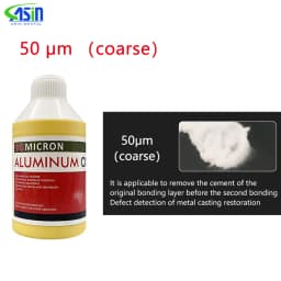 Dental Sandblasting Powder 30μm 50μm 90μm Micron Aluminum Oxide Powder For Air Jet Flow Alumina Sandblaster Teeth Polishing