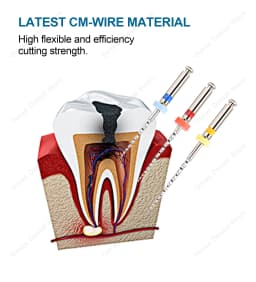 Glin Dental Instruemnt Retreatment Endo Files For Removing Filling Matertial High Quality Niti Rotary Endodontic Files