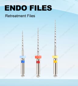 Glin Dental Instruemnt Retreatment Endo Files For Removing Filling Matertial High Quality Niti Rotary Endodontic Files