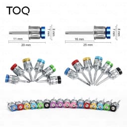 Dental Implant Torque Wrench Ratchet Adjustable Torque Screwdriver 10-70 NCM Ratchet Drivers