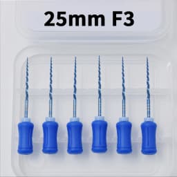Glin Dental NiTi Hand Use Blue Endodontics Files For Root Canal Treatment Heat Activated Dentist Material F4 F5 Instrument