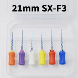 Glin Dental NiTi Hand Use Blue Endodontics Files For Root Canal Treatment Heat Activated Dentist Material F4 F5 Instrument