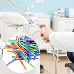Dental 3-Way Air Water Syringe / Disposable Spray Tips Triple Nozzles Tubes Tips Mix Color