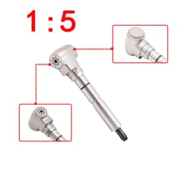 Cartridge/Rotor Fit ContraDental 1:5 Increasing Red Ring Contra AngleLow Speed Water Spray Handpiece For E-TYPE Motor Max X95