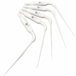 JUMTOP 5Pcs Dental Plastic Sonic Powered Endo Irrigation Tips Root Canal Tip Dentistry Air Scaler Handpiece Tip
