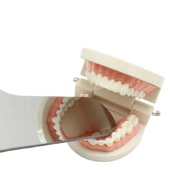 JUMTOP 5Pcs/Set Dental Orthodontic Mirrors Intraoral Mouth Mirror Reflector Photographic Glass Double-Sided Mirrors