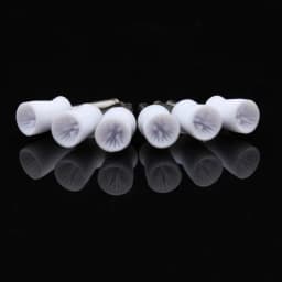 100Pcs Dental Prophy Cup Latch Type Disposable Rubber Tooth Polishing Cup for Low Speed Contra Angle Handpiece