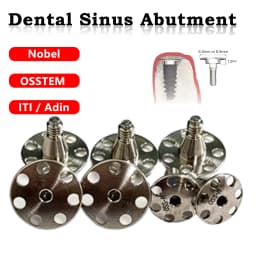 ITI/Nobel/Osstem/Adin Compatible Sinus Abutment, Dental Sinus Base Cap Sinus Abutment Implant Accessories Lift, 1.5/2/3mm