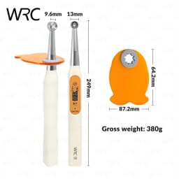 Wireless Dental LED Curing Light 385-515nm High Power 4 Modes USB Rechargeable 2200mA Lithium Battery Dentist Resin Cure Lamp