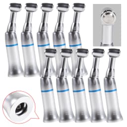 1-10Pcs Dental Low Speed Contra Angle Handpiece Push Button 22000-27000 Rpm Stainless Steel Dentist Tools