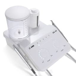 Dental LED Ultrasonic Scaler 2IN1+Air Polisher Sandblasting Ultrasonic Periodontal Therapy System Hygiene Prophy Jet DQ40