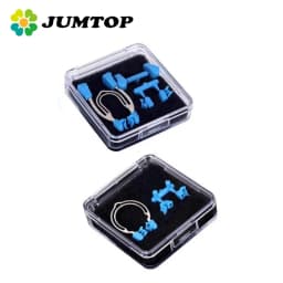 JUMTOP Dental Matrix Sectional Contoured Matrices Clamps Wedges Metal Spring Clip Rings Dentist Tools Lab Instrument