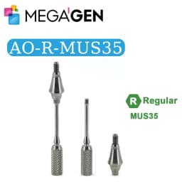 MegaGen AnyOne Implant Parts Healing Abutment Impression Coping Analog Bridge Abutment Screw Medical Grade 5 Titanium Alloy