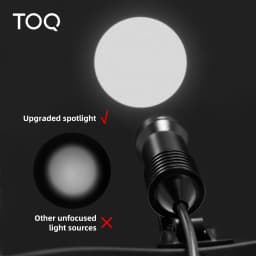 TOQ 2.5X 3.5X Binocular Dental Loupes Set with Rechargeable LED Headlight Portable Surgical Magnifying Glass Dental Lab Medical