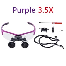 3.5X/2.5X Magnification Binocular Dental Loupe Surgery Surgical Magnifier Medical Operation Loupes