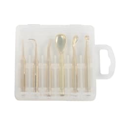 Dental Lab Electric handle wax carving heater kit include 6 Wax Tips+2 Pens Pot