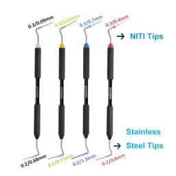 Dental Endo Buchanan Hand Plugger NiTi Tip #0 #1 #2 Endodontic Tool Gutta Percha Vertical Compaction Dentistry Instrument