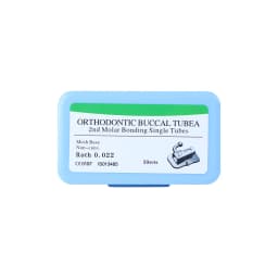 200Pcs 50Sets Dental Orthodontic Buccal Tube 1st 2nd Molar Bondable Monoblock Non-Convertible Roth MBT 0.022 0.018