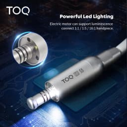 Dental Brushless Electric Motor with Internal Water Spray and LED Connector Portable Micromotor for Fiber Optic 1:1 1:5 4:1 16:1