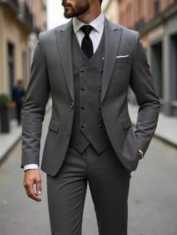 Single Breasted Men's Suit Formal Wear 3 Piece Set Four Seasons Traje Americana Hombre Suit Men Traje Amerimens Suits 3 Piece