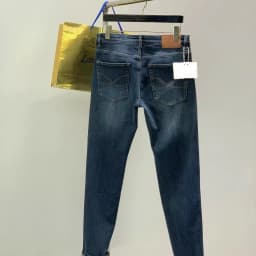 Italian BC washed jeans casual simple slim trousers