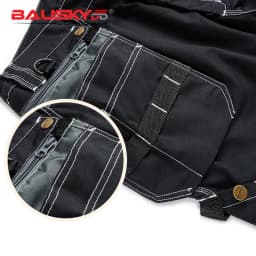 Bauskydd Working Clothes Men's Black Workwear Pants Multi Pockets Working Uniforms Pockets For Tools Fast Shipping