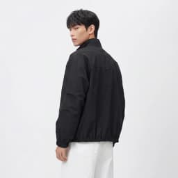 Semir Men Jacket Lightweight Utility Stand Collar Zip Outdoor Commuter Style Loose Autumn Outerwear Daily Wear 2026