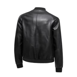 KIDWHXR Men Leather Jacket Thicken Fleece Windproof Waterproof Man Outerwear Punk Stand Collar Long Sleeve Zipper Male Coat