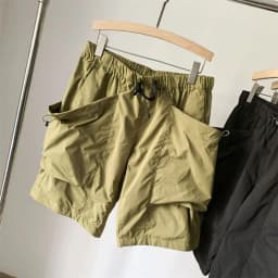 GOLDWIN 26SS Unisex Loose Fit Waterproof Ripstop Shorts Multi Pocket Lightweight Techwear Outdoor Hiking Gorpcore Knee Length