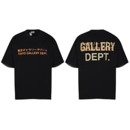 Gallery Dept Summer High Street Letter Print Loose Cotton T-Shirt
