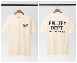 Gallery Dept Summer High Street Letter Print Loose Cotton T-Shirt