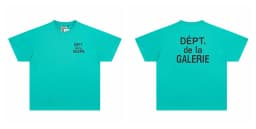 Gallery Dept Summer High Street Letter Print Loose Cotton T-Shirt