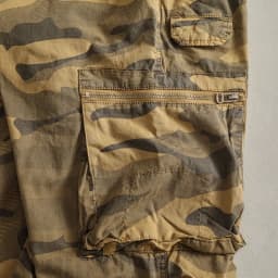 Autumn New American Retro Comfortable Camouflage Stretch Cargo Pants Men's Fashion Loose Multi-pocket Straight Casual Trousers