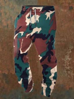 Men's casual jogging pants with drawstrings and Halloween skull prints, suitable for outdoor wear, autumn and winter fashion