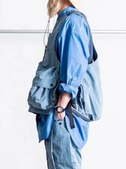 Japanese Retro Multi Pocket Vest Casual Sleeveless Jacket Men's Outdoor Style