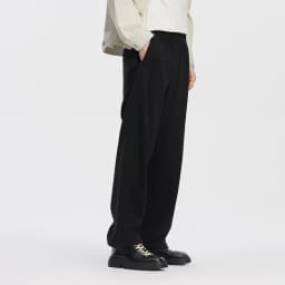 Semir Men Pants Solid Loose Straight Drawstring Knit Soft Touch Casual Style Autumn Trousers Urban Daily Wear 2026