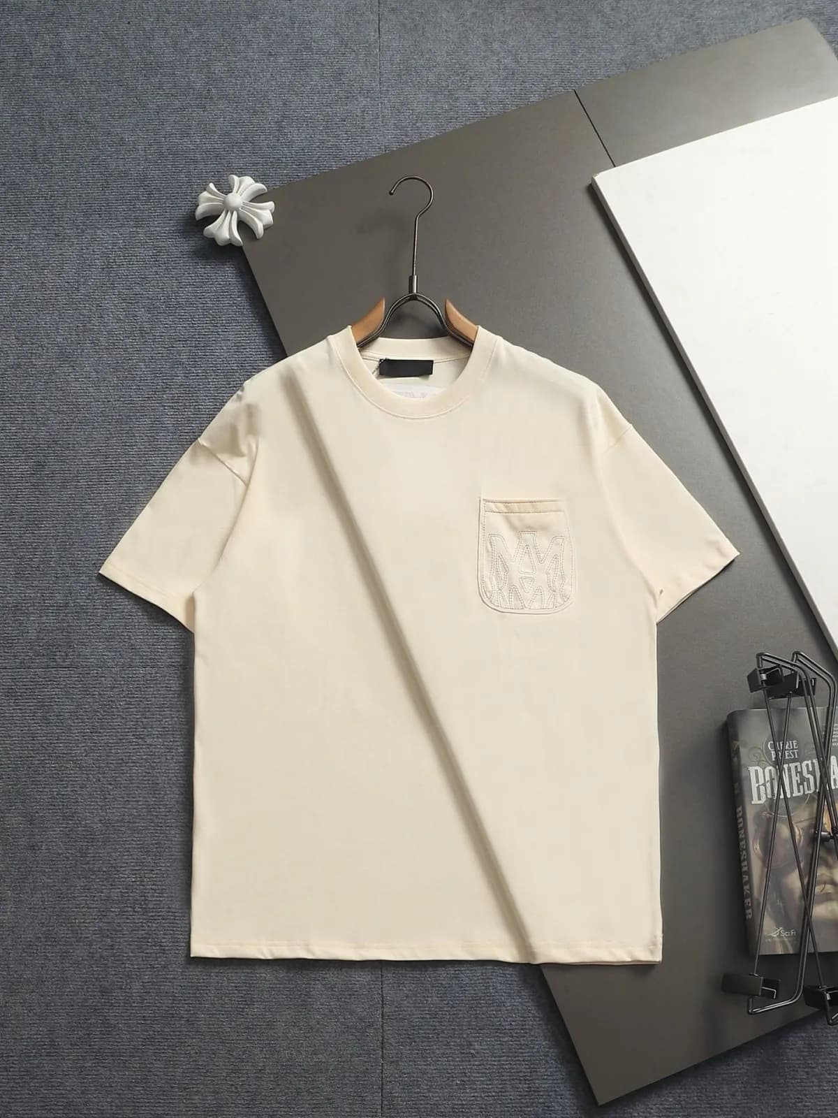 Men's Beach Print Pure Cotton T-Shirt Sporty and Casual Women's T-Shirt