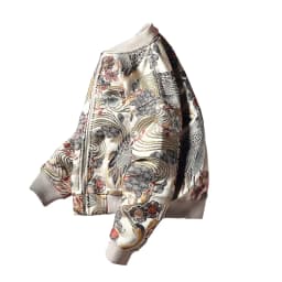 Embroidered Jacket 2026 New Fashion Stand Collar Jacket Boutique plus Size Men's Hip Hop casual Men's Jacket 5X Bohemian style