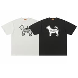 HUMAN MADE 2026 New Japanese Bamboo Cotton Summer Short Sleeved T-shirt with Animal Print
