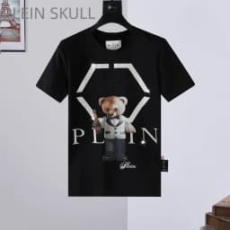 Plein Skull Trendy Brand Men's Short Sleeve Classic Spring and Summer Breathable Thin Running Top Outdoor Casual Fitness T-shirt